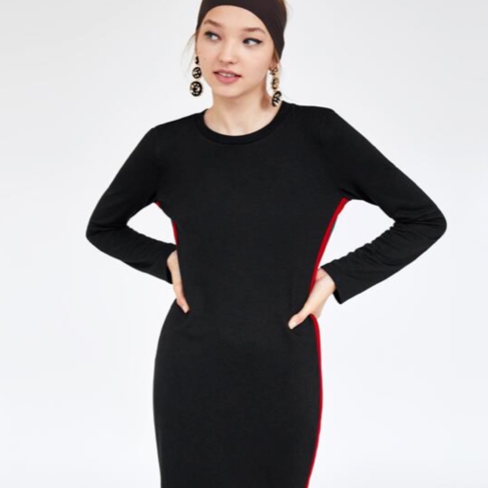 Zara Top Dress long Sleeve size M - Picture 5 of 6